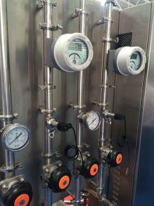 Metal tube rotameter